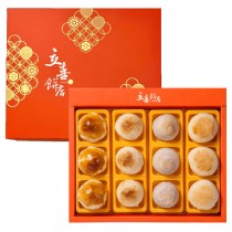 【立喜餅店】 G01 經典品月禮盒 12入 (美安特價款)