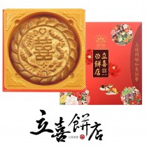 【立喜餅店】M05清皮-紅豆沙核桃喜餅12兩/1斤，6盒起訂